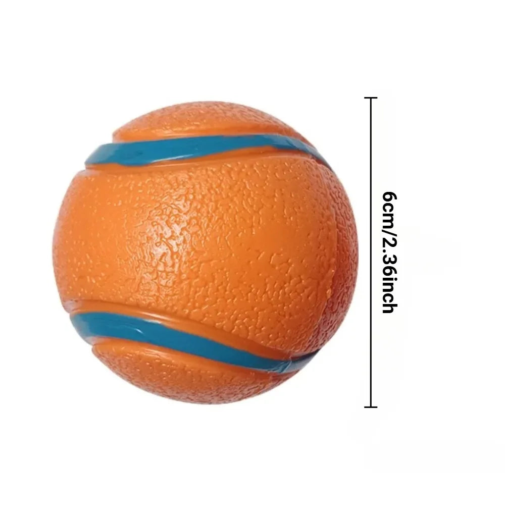Elastischer Hundespielball – Robuster Springender Kauspielball Kaufschwan® 6cm