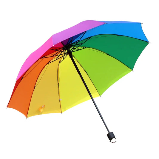 Modischer Regenbogen-Großschirm – Winddichter-Langschirm für Damen & Herren Kaufschwan®
