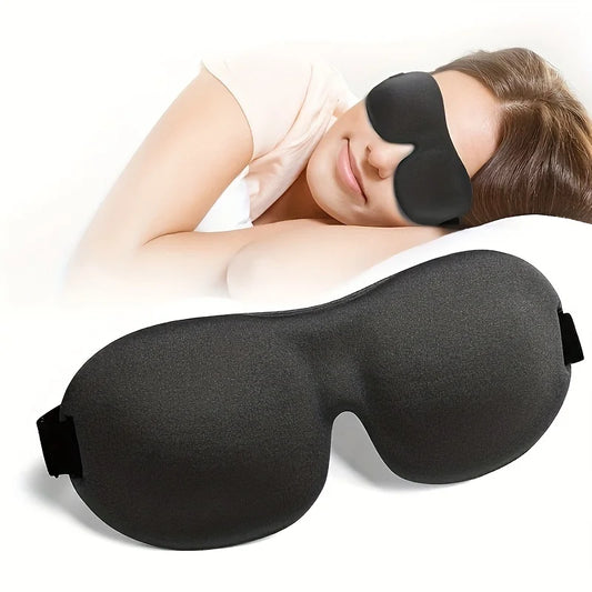 3D Schlafmaske mit Kontur | 100% Lichtblockierende Augenmaske | Ultrasofte, Hautfreundliche & Atmungsaktive Augenabdeckung für Schlaf, Reisen & Yoga Kaufschwan®