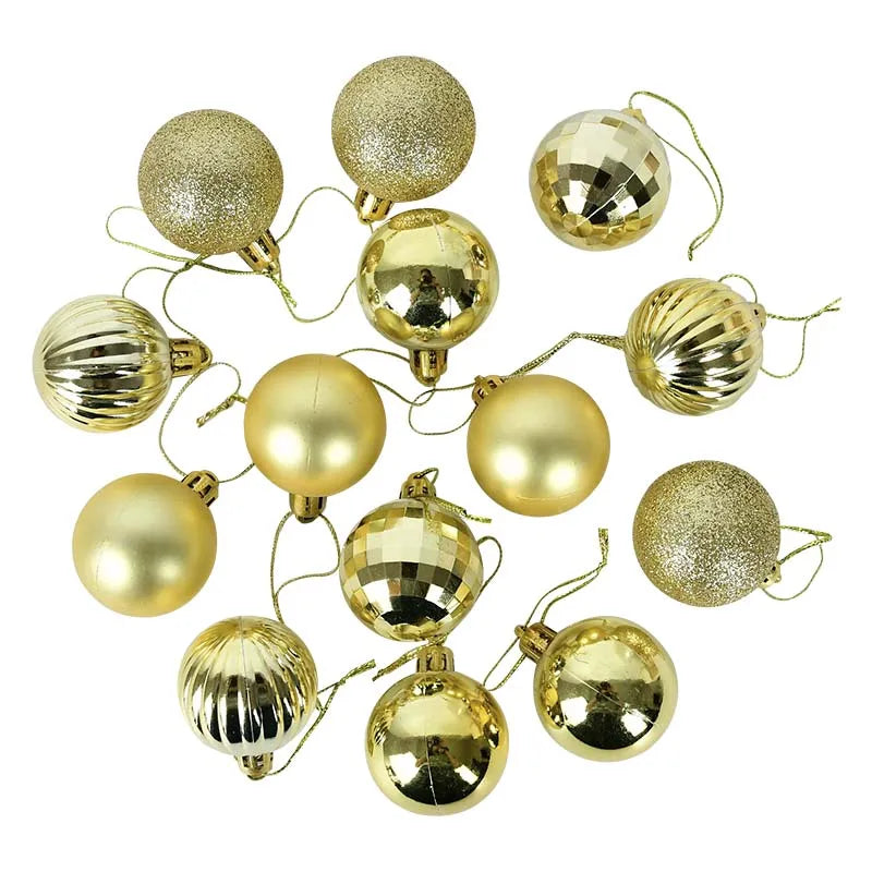 36 Stück Weihnachtskugeln Set – Rot & Gold | Christbaumkugeln Deko für Zuhause, Weihnachten & Neujahr 2026 Kaufschwan®