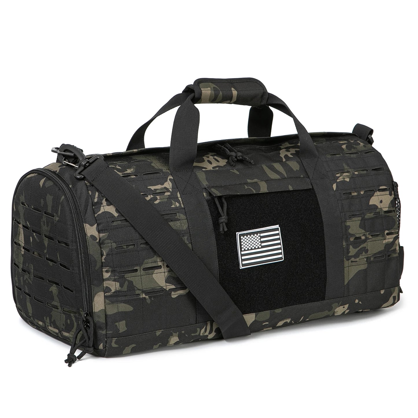 40L Reisetasche – Reisetasche Duffle Bag für Herren | Survival Fitness Trainings Tasche Basketball Weekender Kaufschwan® Schwarz/Grün