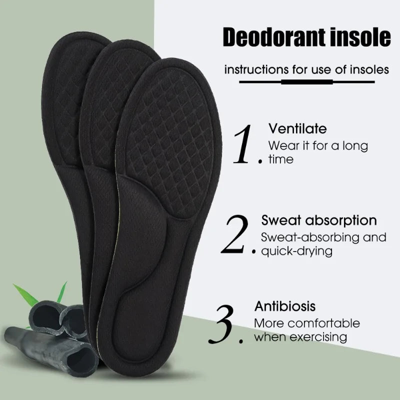 Memory Orthopädische Einlegesohlen | Deodorierend & Antibakteriell für Sport & Alltag Kaufschwan®