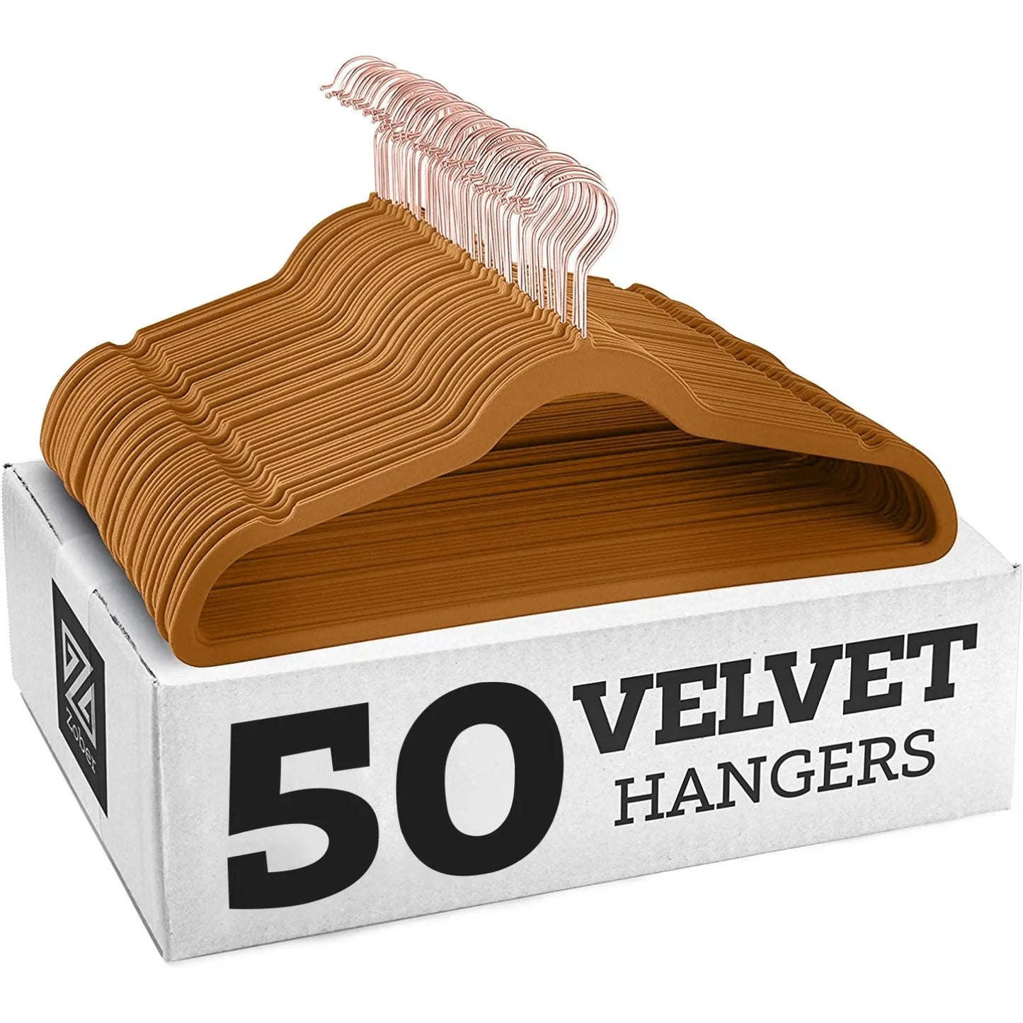 50er Set Kleiderbügel - Anti Rutsch Samt Kleiderbügel – Japanischer Stil für Kleider und Mäntel