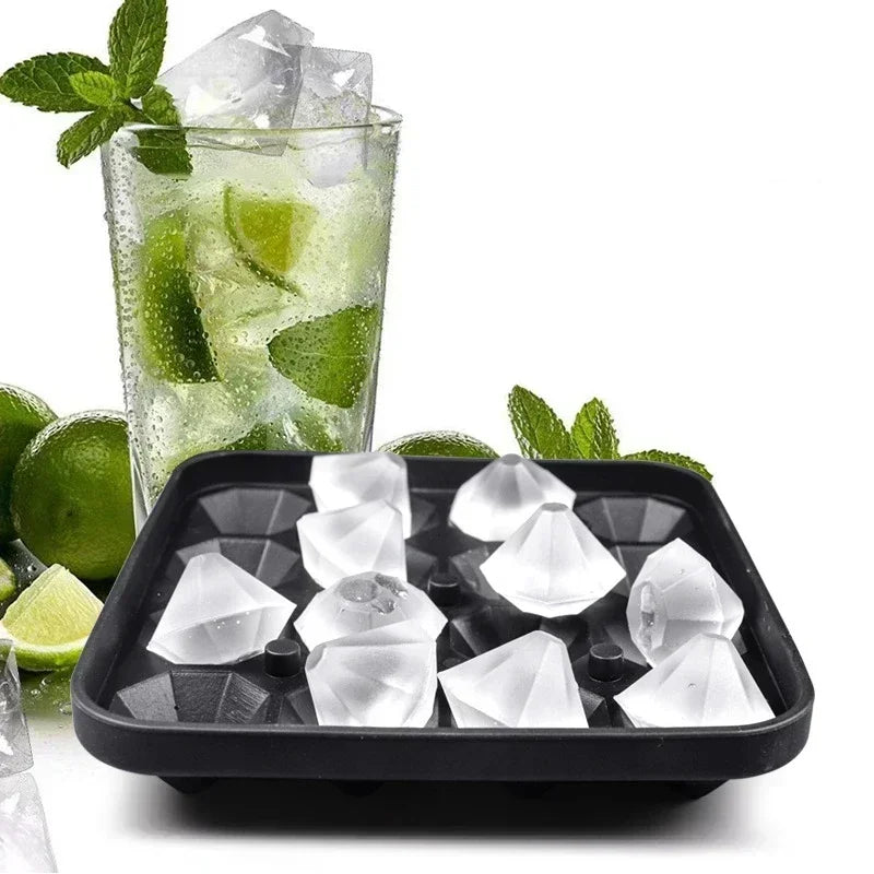 Diamant Eiswürfelform aus Silikon – 16 Elegante Eiswürfel für Whiskey, Cocktails & Getränke Kaufschwan®