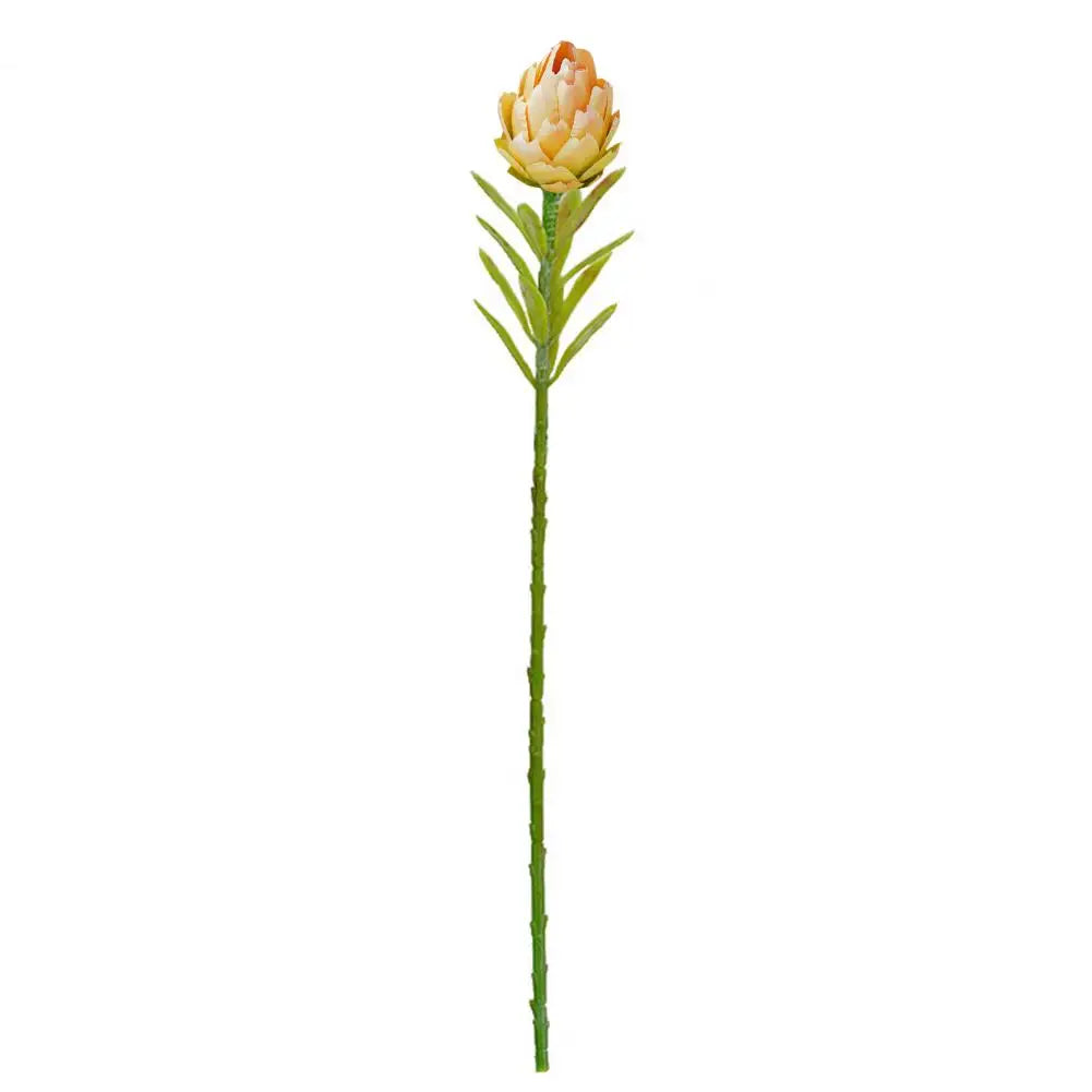 Künstliche Artischocken & Protea Cynaroides – Realistische Kunstblumen für Tischdekoration, Wohnzimmer & Hochzeitsarrangements Kaufschwan® Gelb
