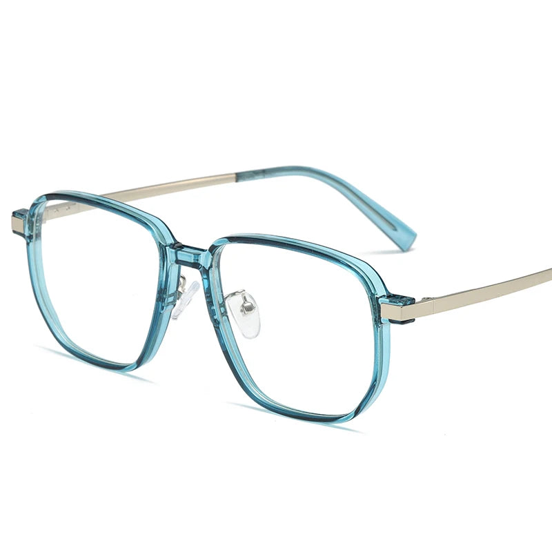 Anti-Blau-Licht Brille – Modische Jelly-Farbige Computerbrille | Blau-Licht-Filter Brille für Büro & Alltag Kaufschwan® Hellblau