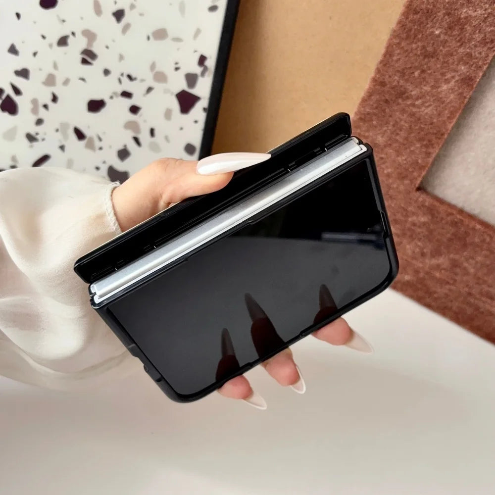 Luxuriöse Retro-Schutzhülle in Lederoptik für iPhone Duo – Magnetische MagSafe-Kompatible Hülle mit Drehbarem Ständer und Stoßschutz Kaufschwan®