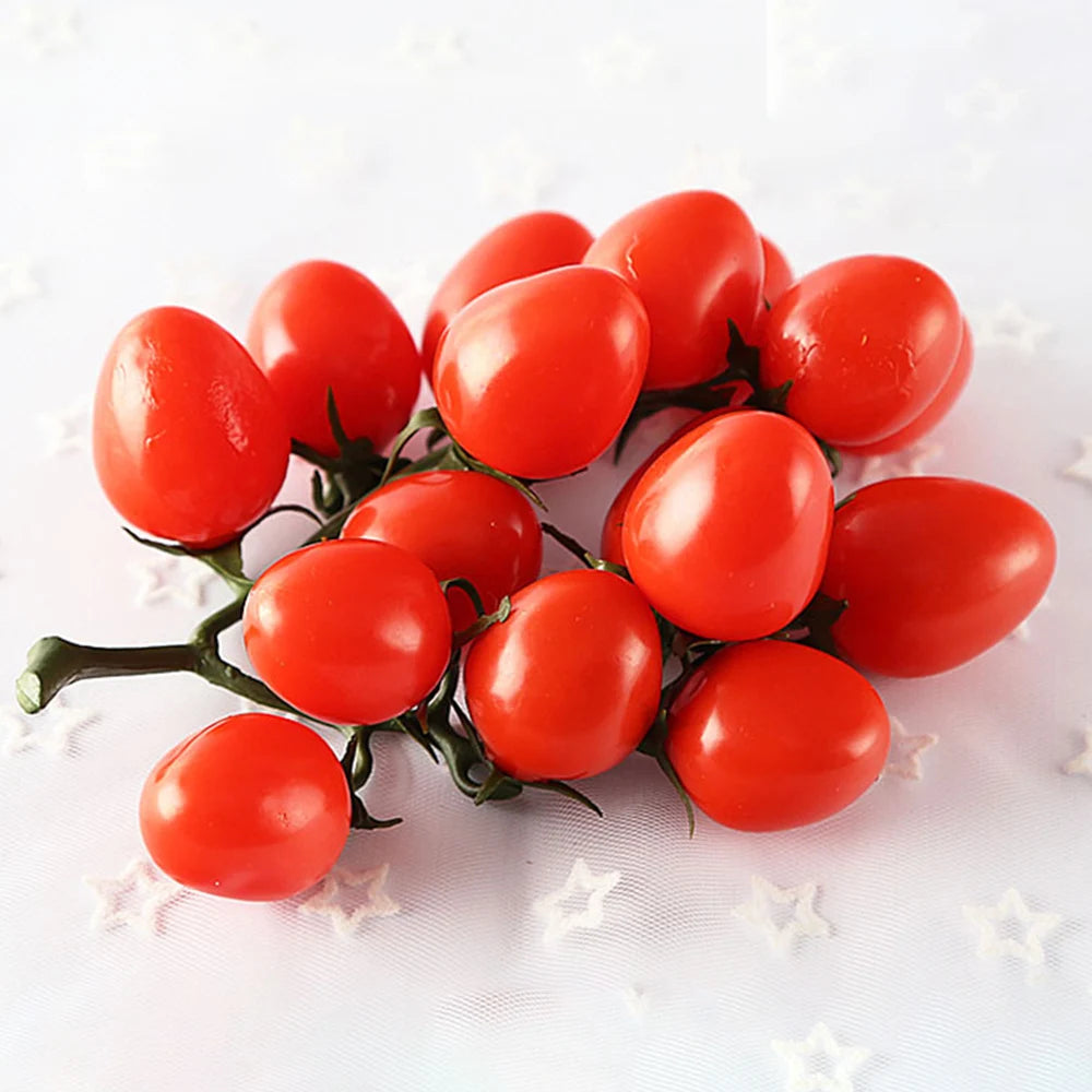 Hochwertige Künstliche Tomate – Realistische Plastik Tomaten Dekoration für Party, Schrank & Küche (19cm) Kaufschwan®