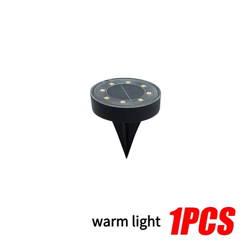 LED Outdoor Solar Bodeneinbauleuchte – IP68 Wasserdicht, Weg-, Terrassen-, Hof- & Einfahrtbeleuchtung für Garten Kaufschwan® Warmes Licht-1 Stück