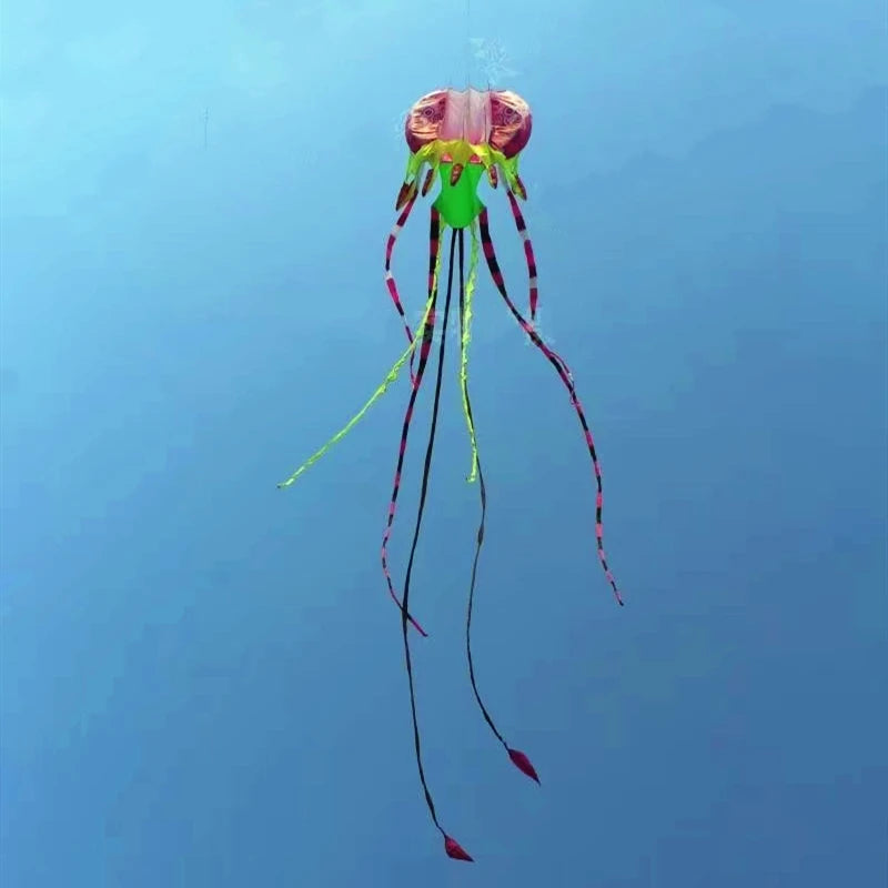 10M Riesiger Quallendrachen – Großer Aufblasbarer Weichdrachen aus Reißhemmendem Nylon für Strand und Freizeit Kaufschwan®