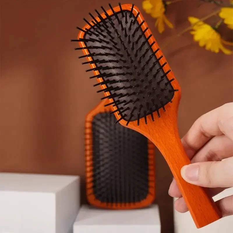 Professioneller Antistatischer Massagekamm – Effiziente Haarentfernung & Sanfte Kopfhautbürste | Perückenfreundliches Styling-Tool Kaufschwan®