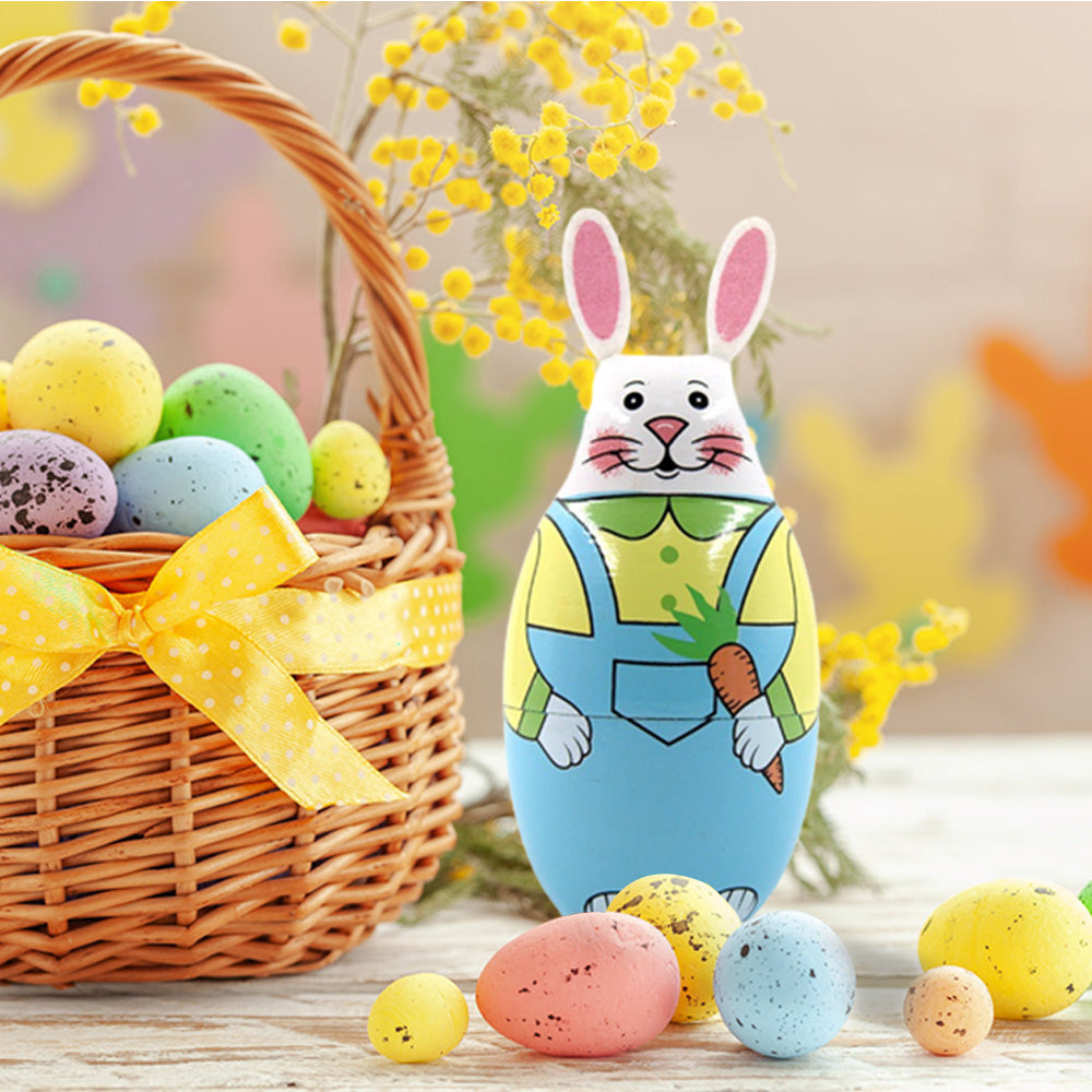Holz Häschen Matrjoschka – Russische Nestpuppen für Kinder | Oster- & Geburtstagsgeschenk Kaufschwan®