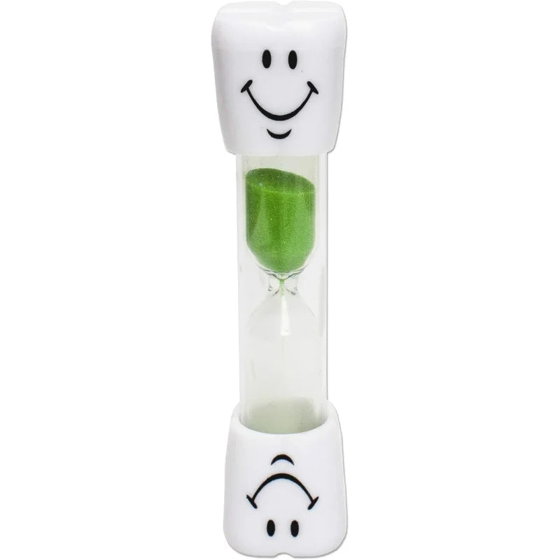 Kinder Sanduhr Timer – Lustiger Zahnputz- & Alltags-Timer für Kinder Kaufschwan® Grün 3 Minuten