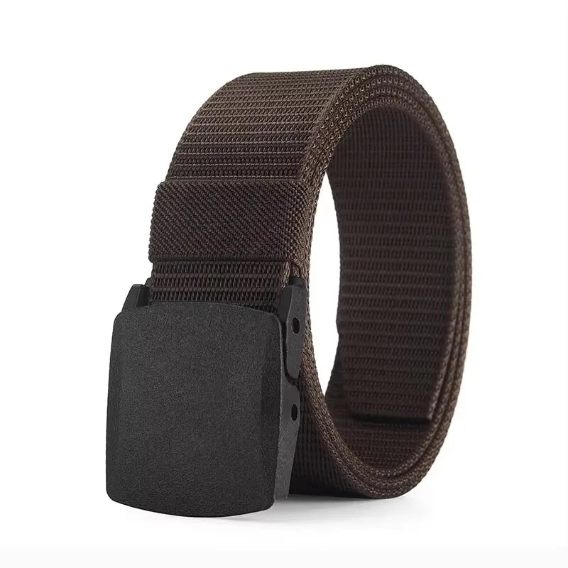 Herren Outdoor Taktischer Gürtel – Metallfreier Nylon Gürtel | Verstellbarer Canvas Sport Gürtel für Damen & Herren Kaufschwan®