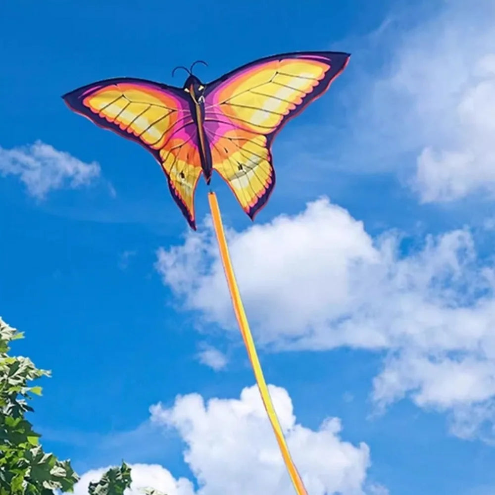 Bunter 3D-Schmetterlingsdrachen – Einfach zu Fliegender Kinderdrachen für Garten, Park und Freizeit im Freien Kaufschwan®