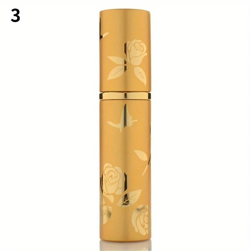 10ml Tragbarer Parfüm Zerstäuber – Nachfüllbare Mini Aluminium Sprayflasche | Reise Pumpflasche für Parfüm Kaufschwan® Gold