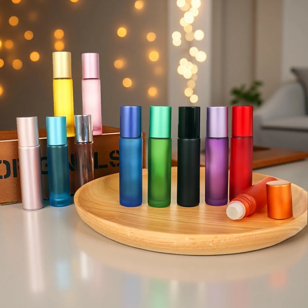 10ml Glas Parfüm Nachfüllflaschen – Reise Roll-On Flaschen für Ätherische Öle | Nachfüllbare Parfümroller Kaufschwan®