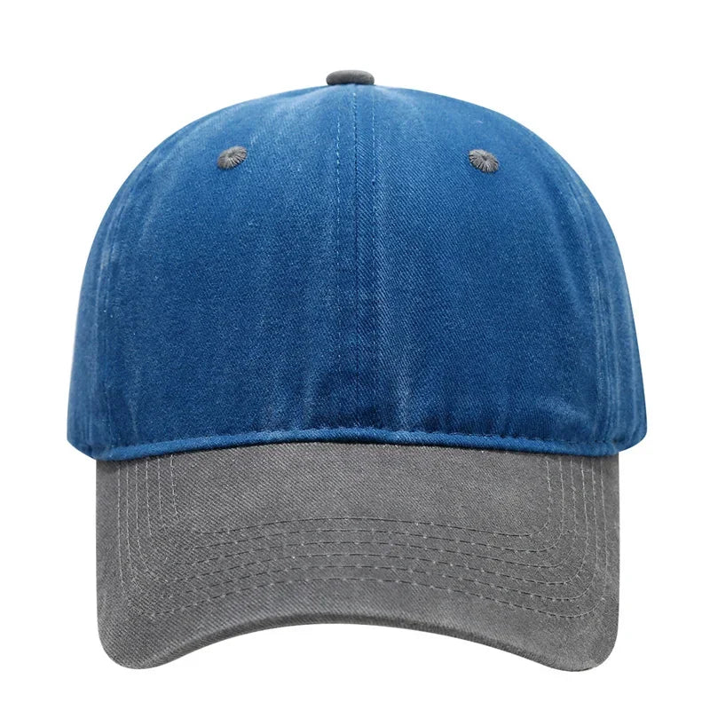 Vintage Washed Baseballkappe | Herren & Damen Farblich Abgestimmte Baseballcap | Lässige Snapback Hip Hop Baseballcap für Frühling & Sommer Kaufschwan®