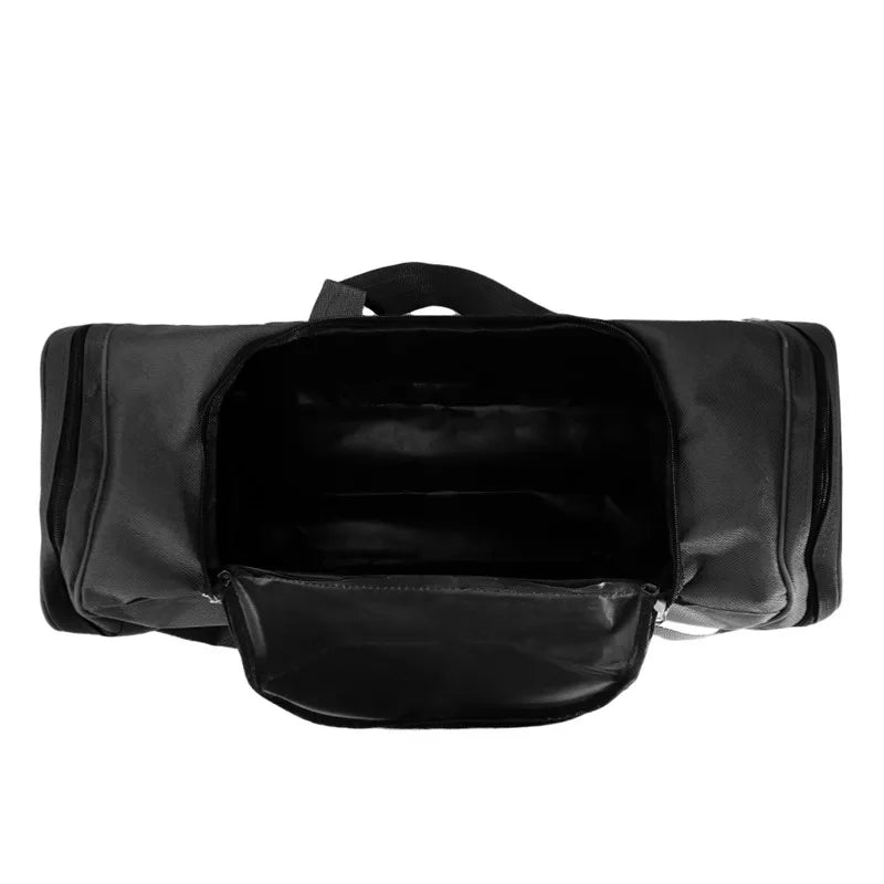 Große Aufbewahrungstasche – Wasserdichte Outdoor Reisetasche | Tragbare Weiche Damen Duffle Bag in Schwarz & Grün Kaufschwan®