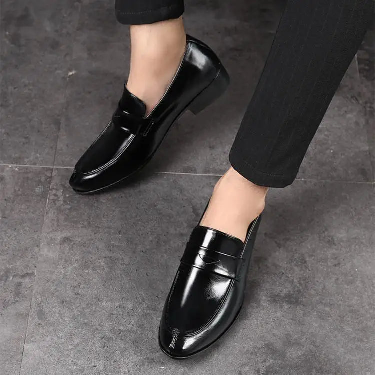 Herren Business-Loafer mit Spitze – Elegante Slip-On Lederschuhe | Formelle Freizeitschuhe Kaufschwan®