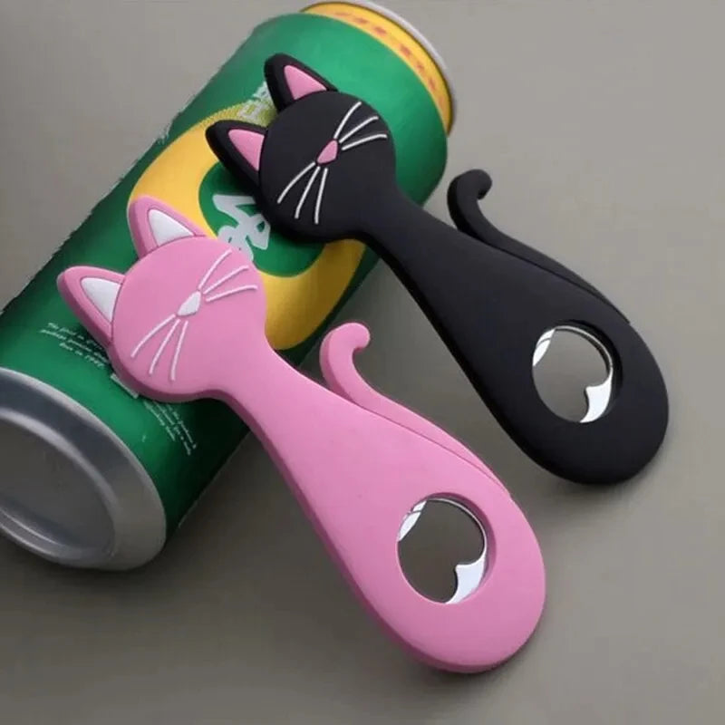 Süßer Katzen Flaschenöffner Magnet – Kühlschrank Dekoration Geschenk Kaufschwan®