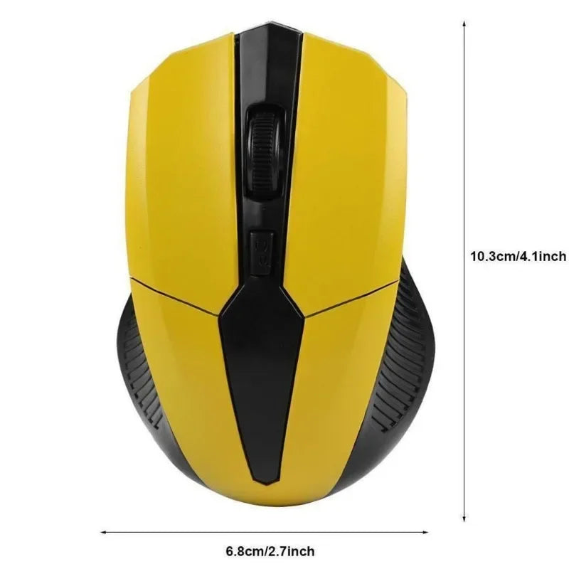 2.4GHz 1200DPI Kabellose Maus – Einstellbare Optische Gaming Maus für PC, Laptop & Büro Kaufschwan®