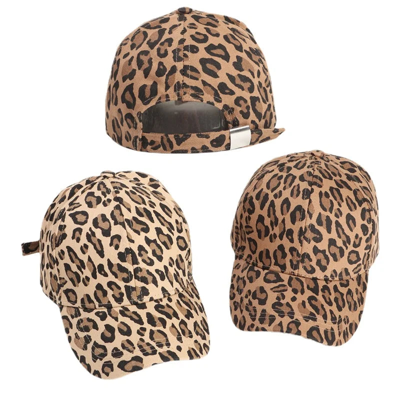 Leopard Print Baumwoll Baseballkappe | Herren & Damen Snapback Hip Hop Hat | Frühling & Sommer Baseballcap | Verstellbare Peaked Cap Kaufschwan®