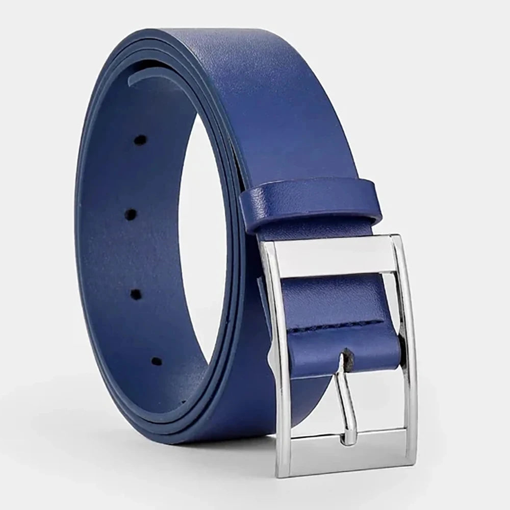 Luxus Herren Gürtel – Hochwertiger PU-Leder Gürtel mit Metallschließe | Designer Taillengürtel für Jeans & Business Outfits Kaufschwan®