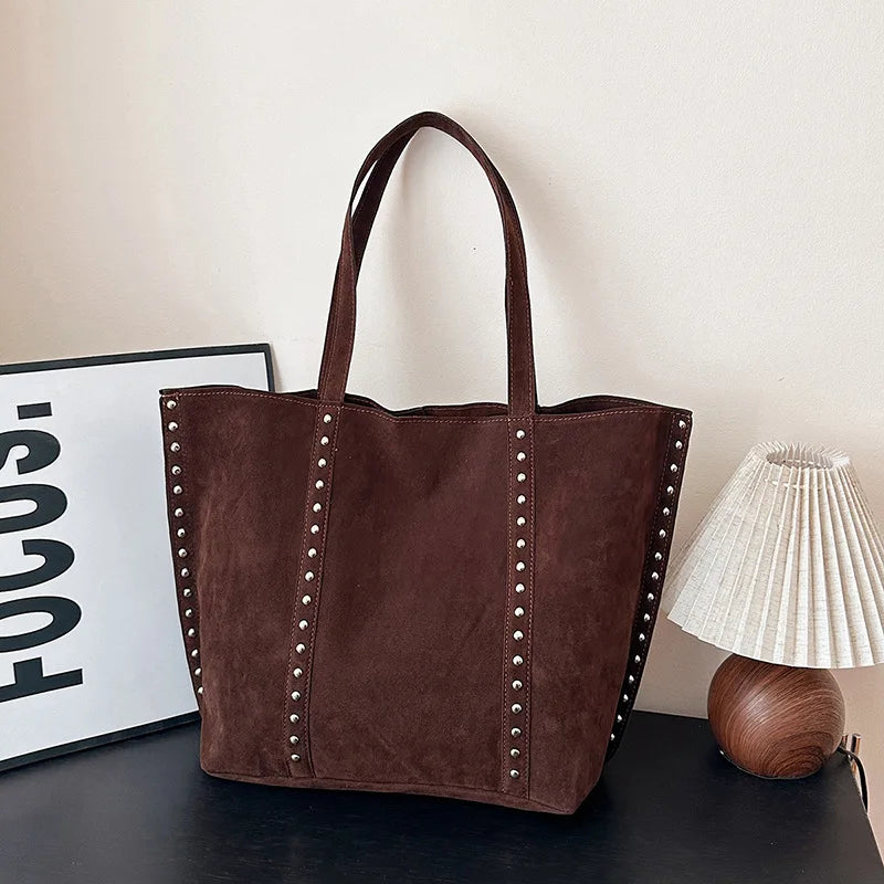 Modische Damen Schultertasche aus Mikrofaser – Hochwertige Retro Sweet Handtasche | Große Tasche mit Pailletten für Frauen Kaufschwan®