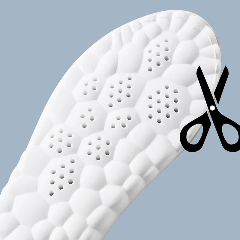Latex Sport Einlegesohlen – Weiche Orthopädische Fußgewölbestütze | 1/2/4 Paar | Atmungsaktive & Geruchshemmende Schuheinlagen Kaufschwan®