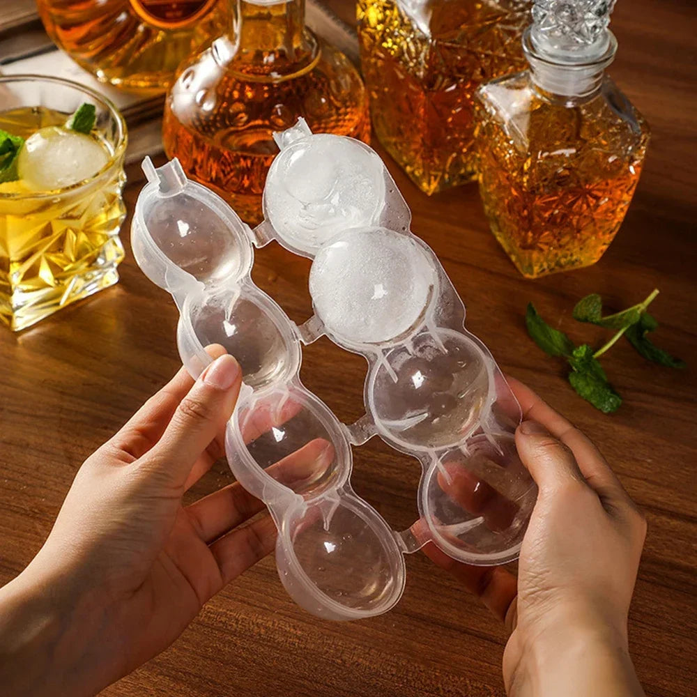 Runde Eiswürfelform – Große Eiskugeln für Whiskey & Cocktails Kaufschwan®