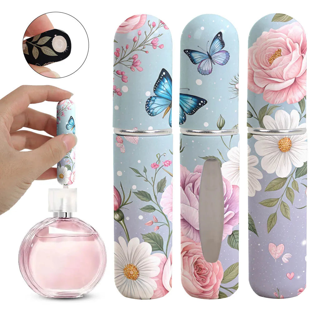 5ml Mini Parfümflaschen – Nachfüllbare Reise-Sprayflaschen | Tragbare Leere Parfümsprüher Kaufschwan® Design 4