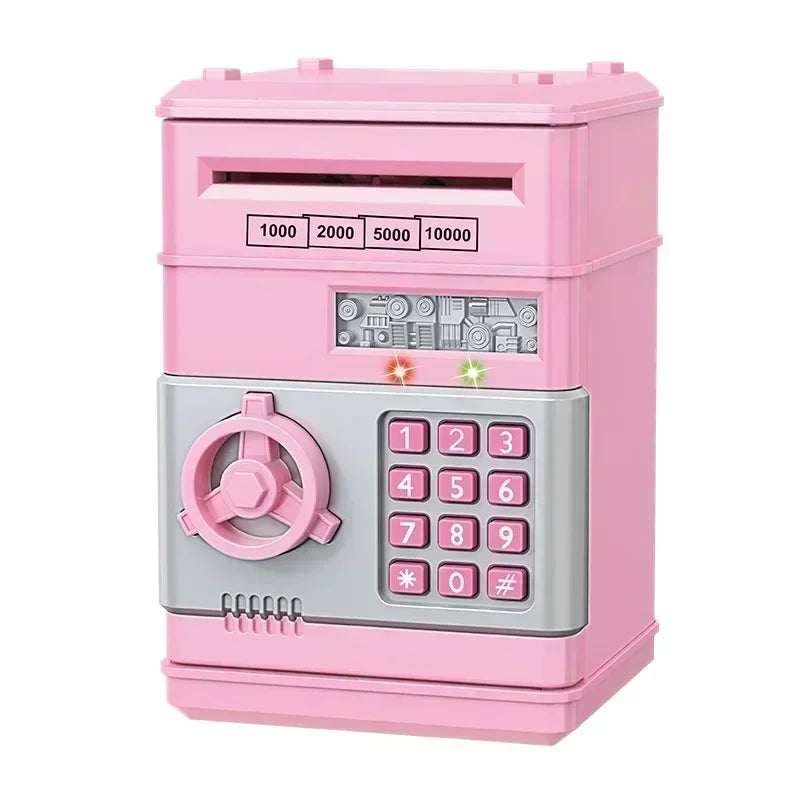 Elektronische Spardose Mini Safe – Sparbox mit Passwort und Münzfunktion Kaufschwan® Rosa