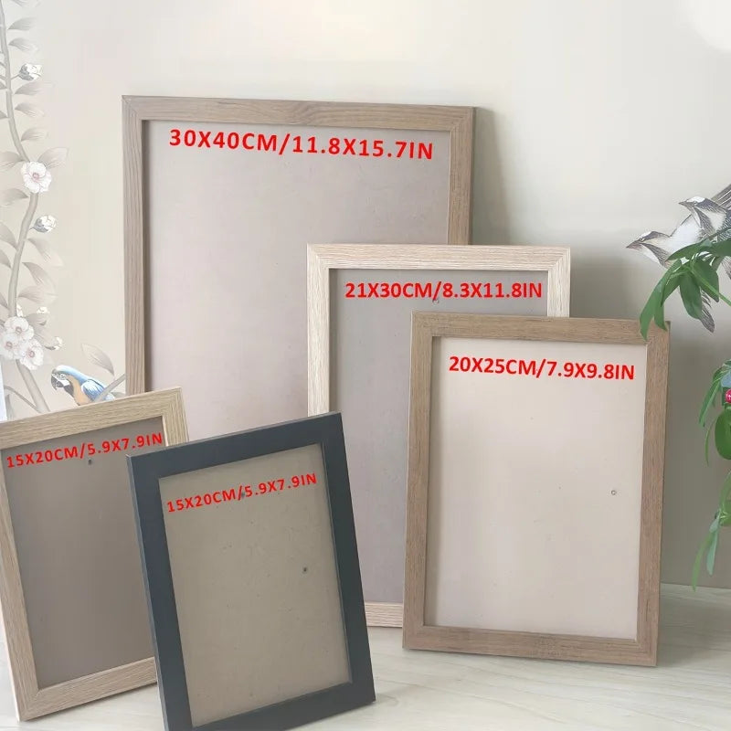 Vintage Holz Bilderrahmen Set – Wandmontage Galerie Rahmen für Wohnraum Dekoration Kaufschwan®