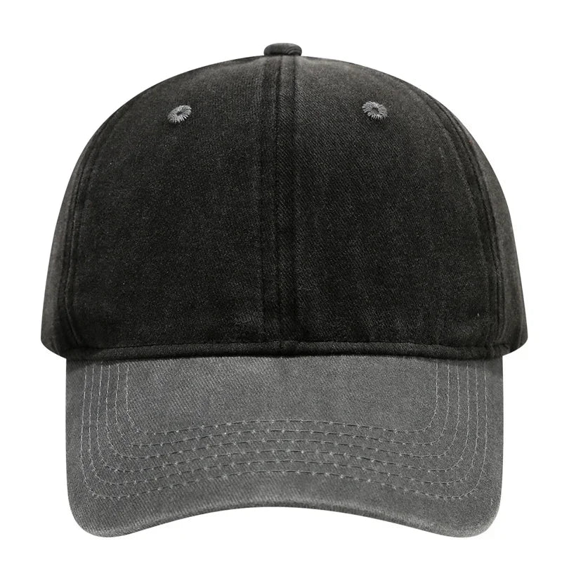 Vintage Washed Baseballkappe | Herren & Damen Farblich Abgestimmte Baseballcap | Lässige Snapback Hip Hop Baseballcap für Frühling & Sommer Kaufschwan®