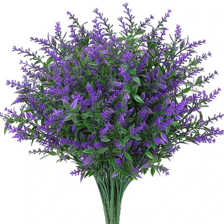 Künstliches Lavendelgras aus Kunststoff – Kunstblume für Hochzeit, Zuhause, Garten & Vasen Dekoration | DIY & Fotorequisiten Kaufschwan®