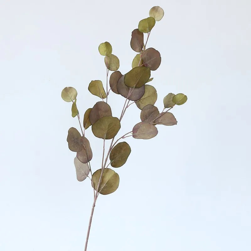 Rosa Eukalyptusblätter Künstliche Pflanzen – Dekorative Kunstblätter für Blumenwand, Hochzeit & Weihnachtsdekoration | Wohnaccessoires & Blumengestecke Kaufschwan® Braun 1 Stück