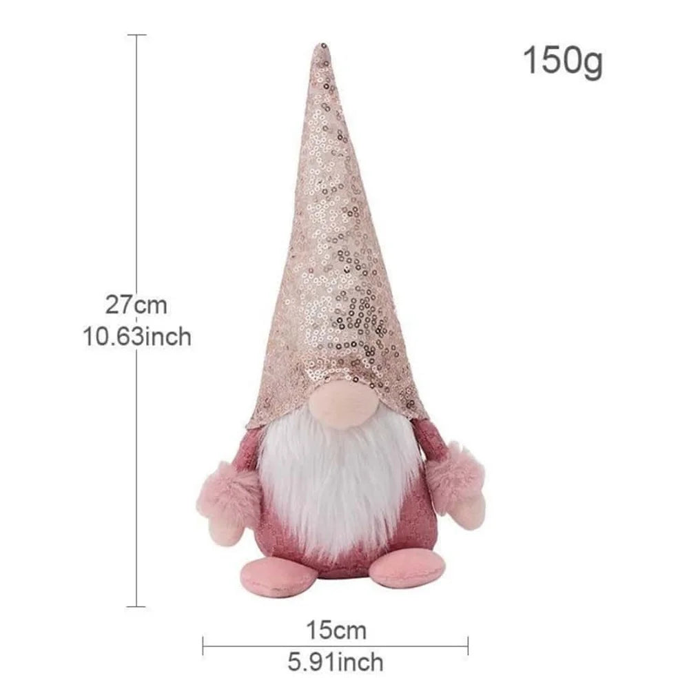 Weihnachten Wichtel – Glitzernde Plüschfigur | Einzigartige Weihnachtsdeko für Festliche Atmosphäre Kaufschwan® Wichtel 1