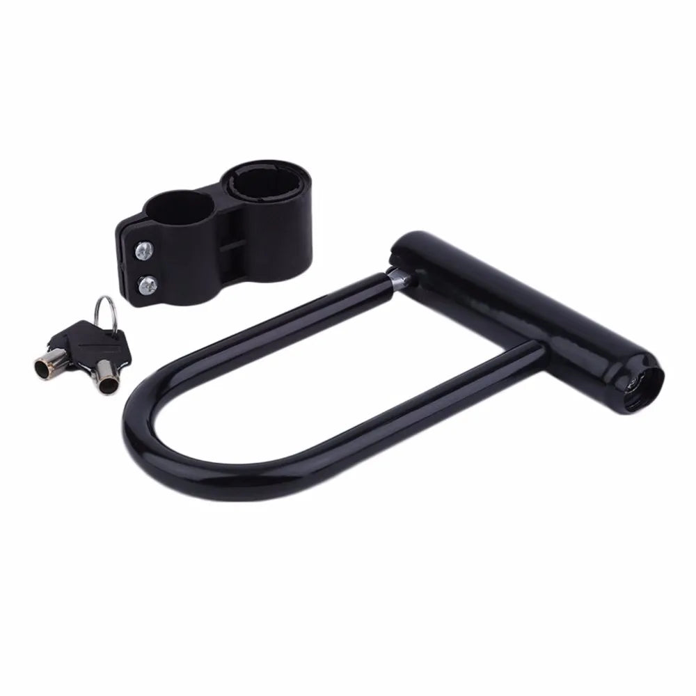 1/2 Set Fahrrad U-Schloss – Tragbares Mini Rad Schloss mit Schlüssel | Anti-Diebstahl Sicherheitsschloss für Motorrad, Roller & Fahrrad Kaufschwan®