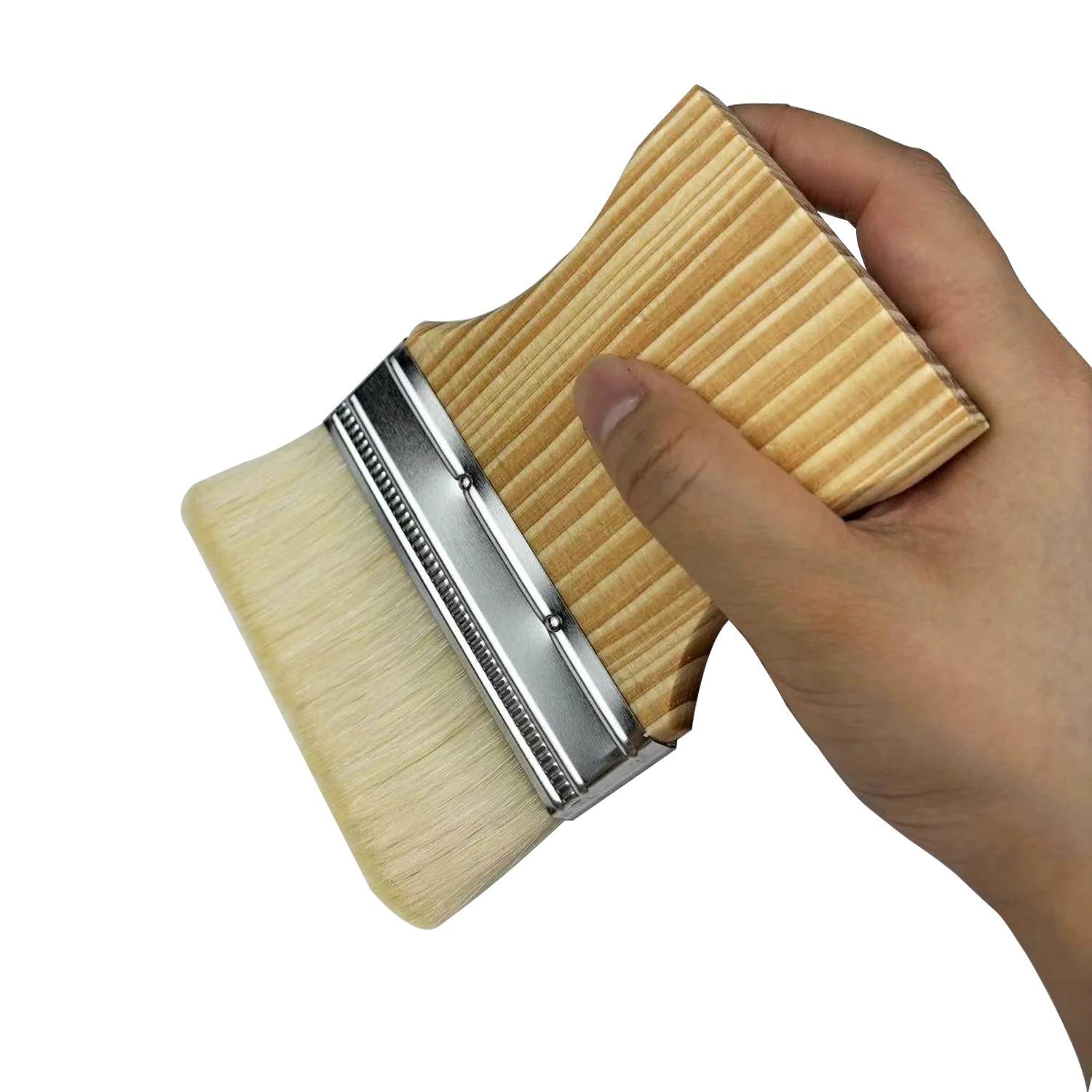 Hochwertiges Woll Flachpinsel Set – Holzgriff Pinsel für Öl- und Acrylmalerei Kaufschwan®