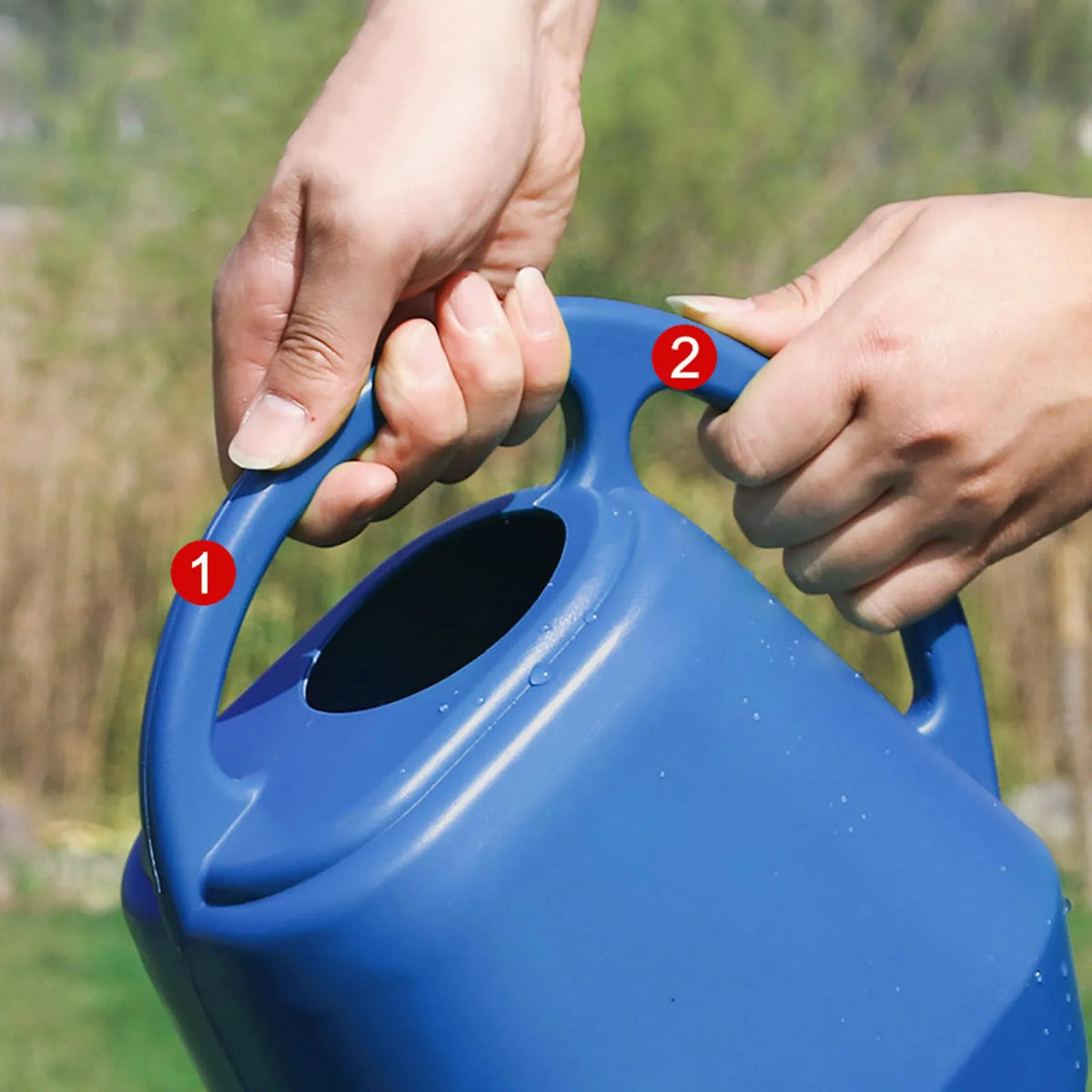 Home Garden 4L Watering Can Long Mouth Large Capacity Plant Sprinkler Garden Tool Lightweight Watering Pot Kaufschwan®