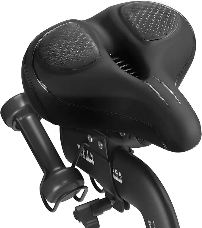 Übergroßer Komfort Fahrradsitz – Breiter Sattel Ersatz für Peloton, Rennräder & Heimtrainer für Damen & Herren Kaufschwan® Schwarz