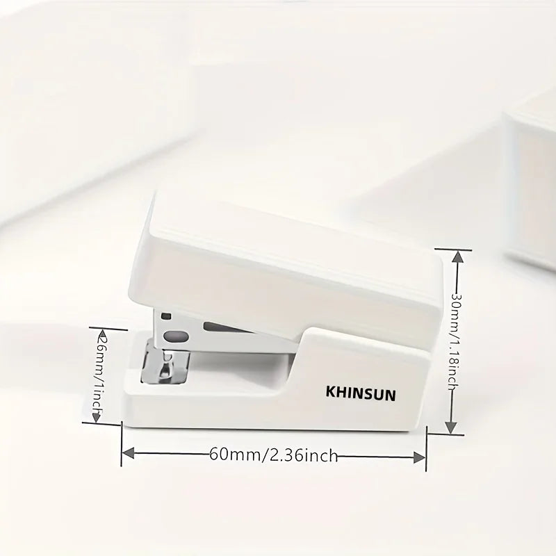 Mini Hefter Set mit 24/6 Klammern – Buntes Büro- & Schulbedarf Hefter-Set Kaufschwan®