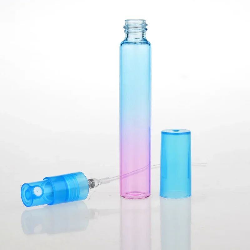 6 Stück 8ml Bunte Glas Parfümflaschen – Nachfüllbare Sprayflaschen | Leere Parfümsprüher-Reisebehälter Kaufschwan®