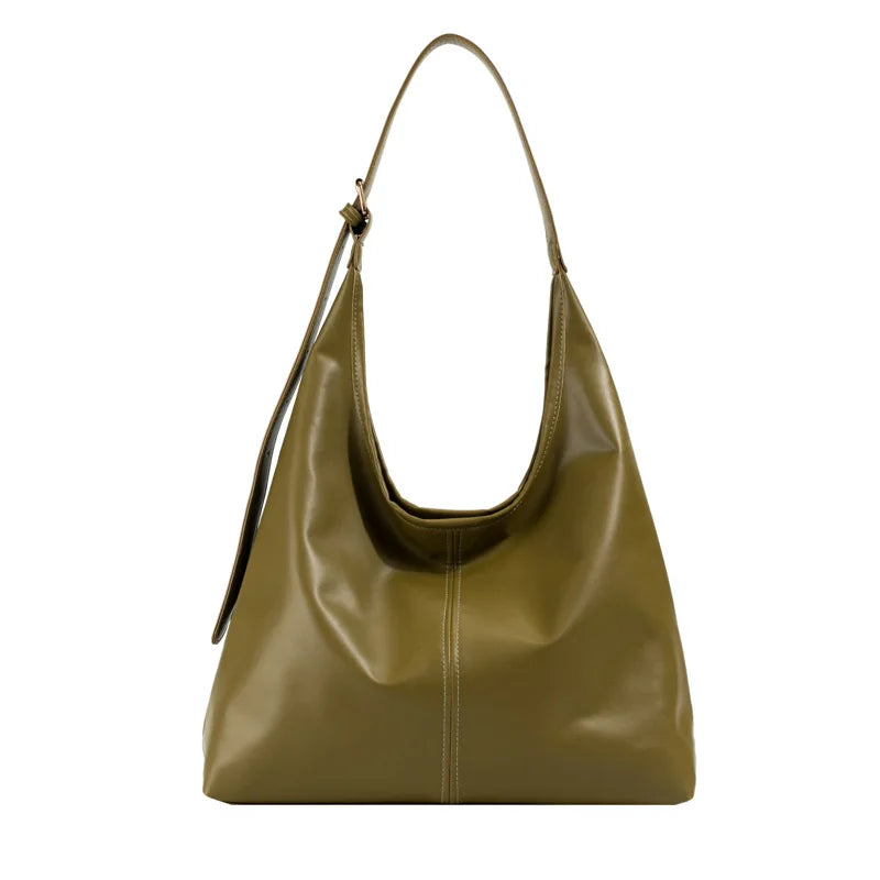 Große Damen Tote Tasche für Eine Schulter – Lässige & Vielseitige Crossbody Handtasche | Modische Schlichte City Tasche