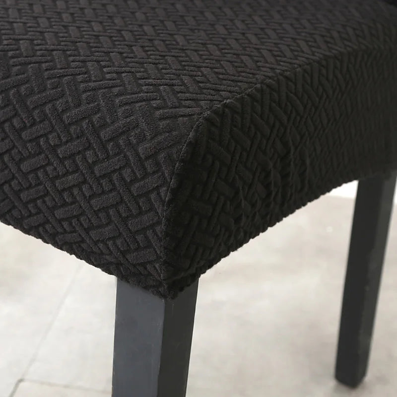 Elastischer Esszimmer Stuhlbezug – Dehnbarer Dicker Jacquard Küchenstuhl Überzug für Esszimmer, Hotel, Hochzeit & Bankett Kaufschwan®