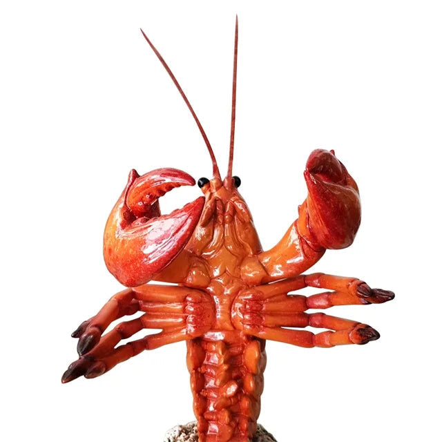 Hummer Weinflaschenhalter – Harz Langusten Flaschenständer | Maritime Küchen- & Bar Dekoration | Meeres-Themen Ornament Kaufschwan®