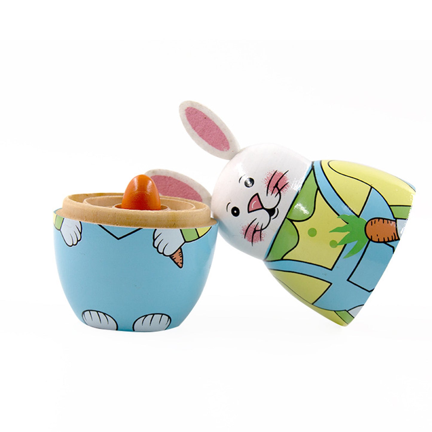 Holz Häschen Matrjoschka – Russische Nestpuppen für Kinder | Oster- & Geburtstagsgeschenk Kaufschwan®