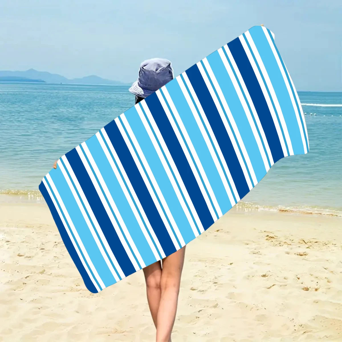 Ultrafeines Mikrofaser Strandtuch – Schnell Trocknend & Saugfähig | Multifunktionales Handtuch für Schwimmen, Yoga, Reisen & Camping Kaufschwan®