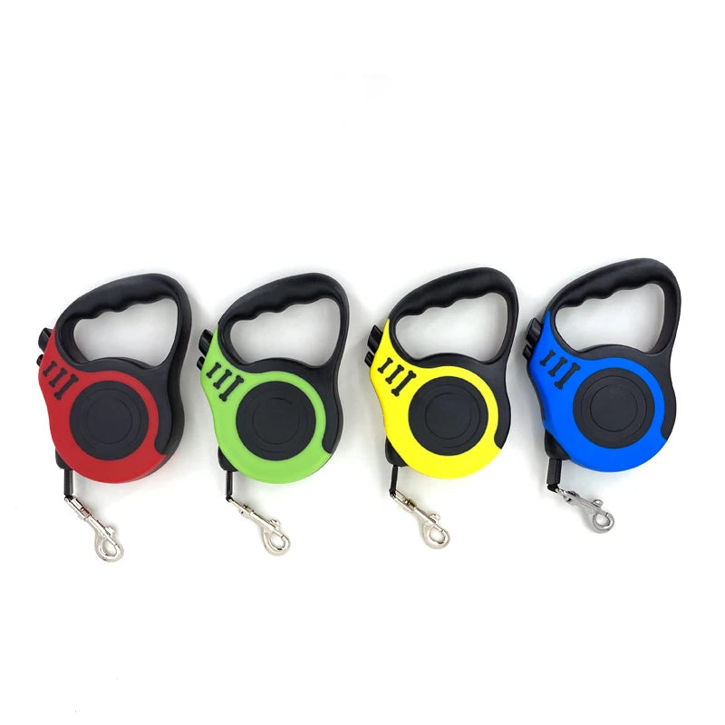 3M 5M Ausziehbare Hundeleine Automatische Flexible Nylon Rollleine für Kleine Mittelgroße Hunde Kaufschwan®